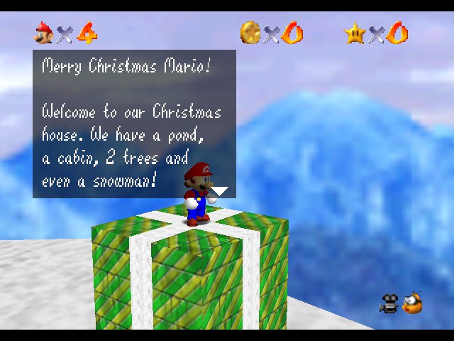 Super Mario 64 Christmas 2012 Screenthot 2